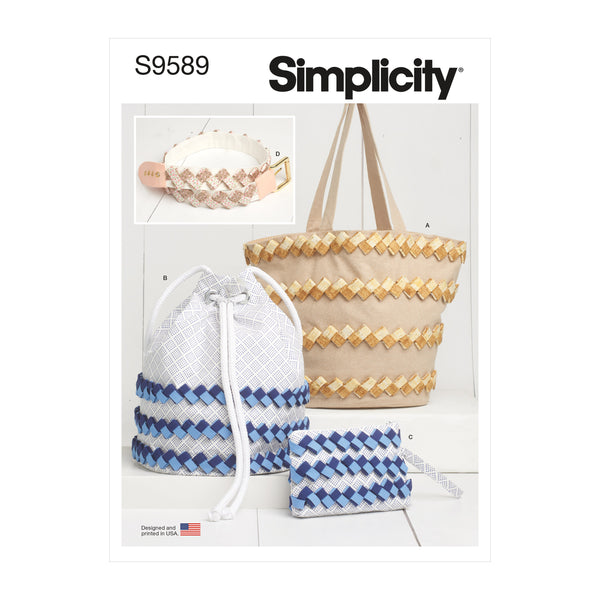 Simplicity S9589 Fabric Chain and Embellished Accessories