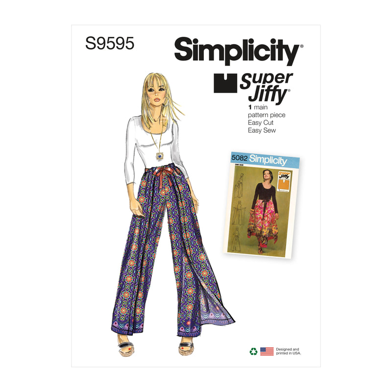 Simplicity - S9595 MISSES' SUPER JIFFY WRAP