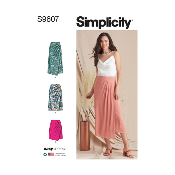 Simplicity S9607 Misses' Skirt