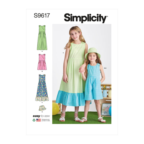 Simplicity S9617 Combinaison, Barboteuse et Robe