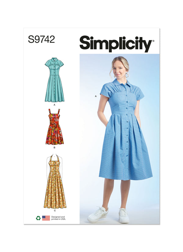 Simplicity S9742 Misses' Dresses