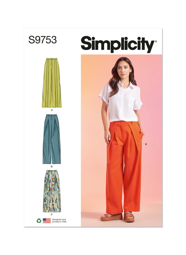 Simplicity S9753 Misses' Pants
