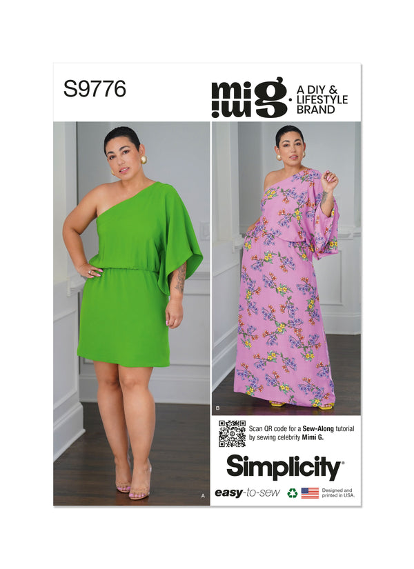 Simplicity S9776 Misses' Caftan In Two Lengths