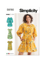Simplicity S9780 Misses' Dresses