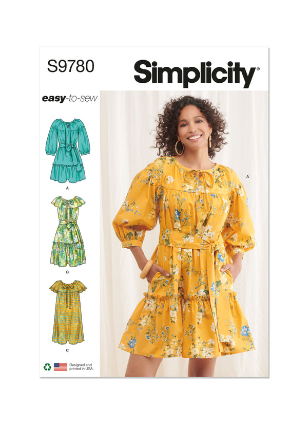 Simplicity S9780 Misses' Dresses