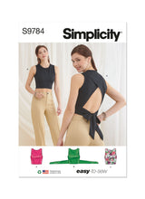 Simplicity S9784 Misses' Knit Tops (XS-S-M-L-XL-XXL)