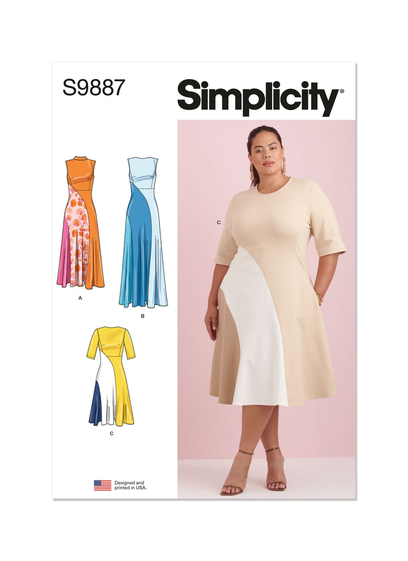 Simplicity - S9887 WOMEN'S Dress with Length Variations