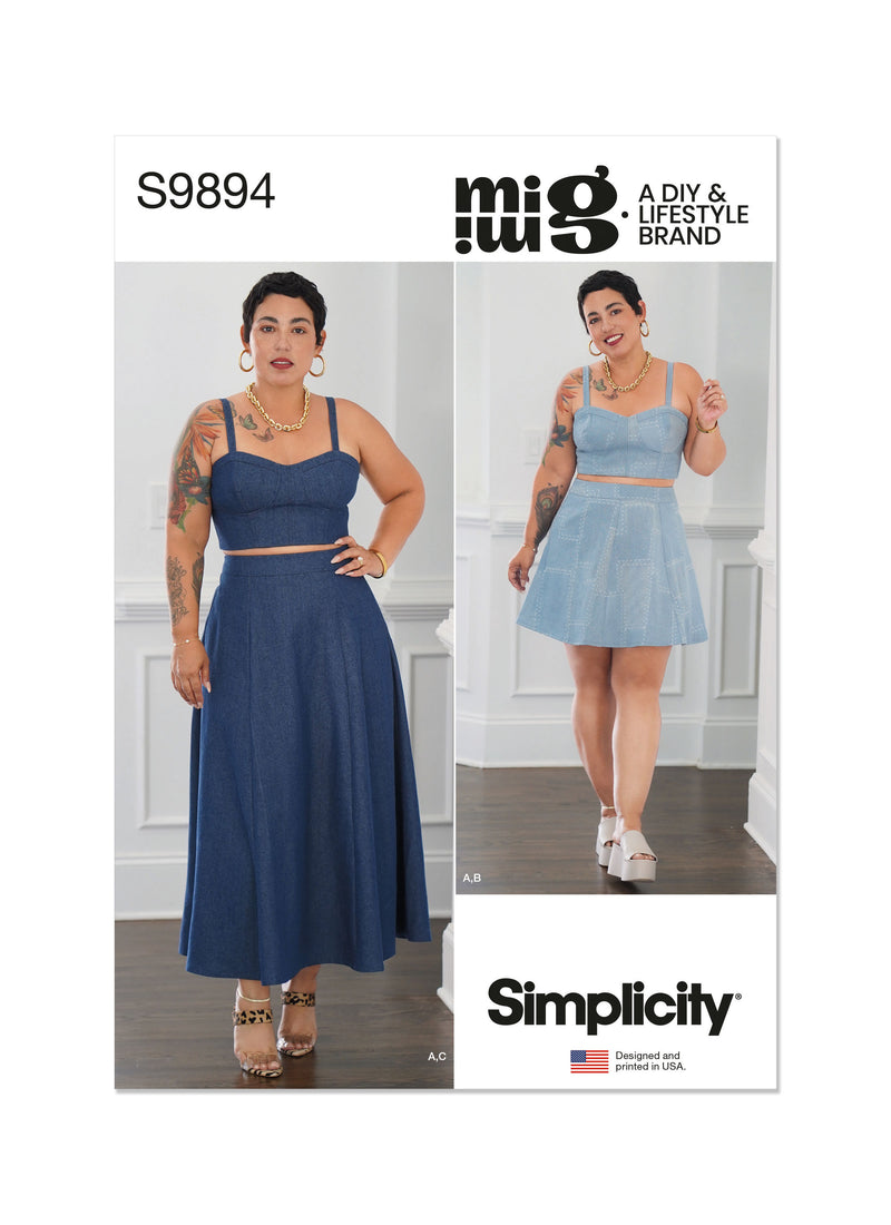 Simplicity - S9894 MISSES' AND WOMEN'S TOP