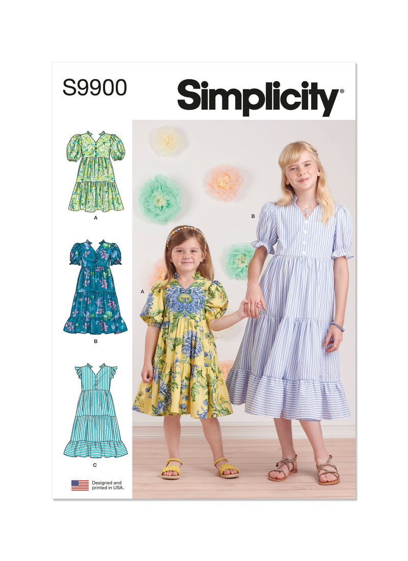 Simplicity - S9900 CHILDREN'S AND GIRLS' DRESSES
