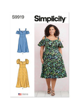 Simplicity - S9919 WOMEN'S Dress with Sleeve and Length Variations