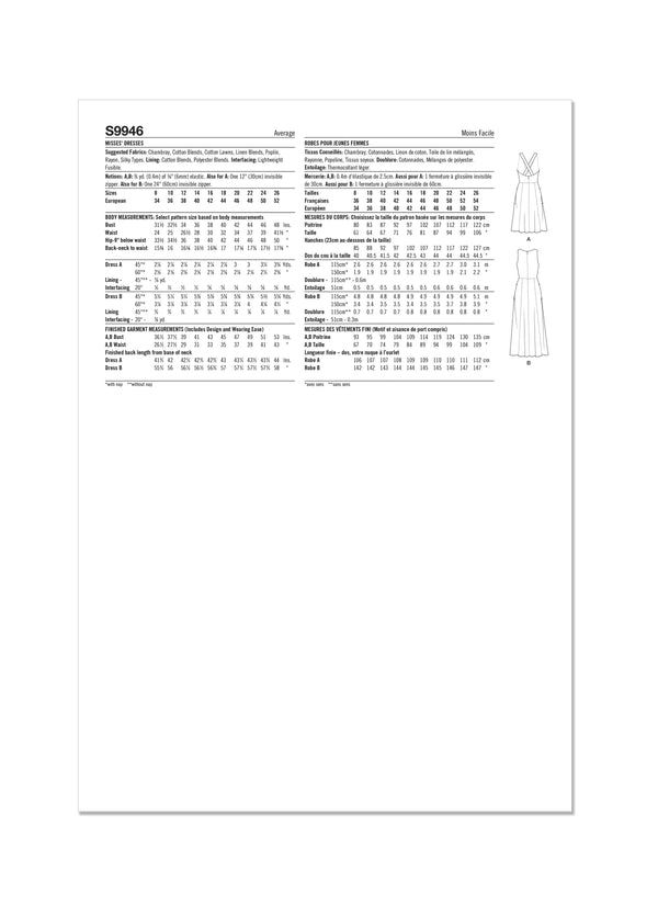 Simplicity - S9946 ROBES POUR FEMMES