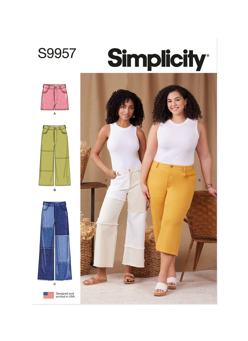 Simplicity - S9957 Misses' and Women's Shorts and Pants