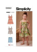 Simplicity - S9962 CHILDREN'S DRESS, TOP AND SHORTS