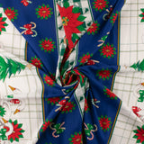 Tissu pour Nappe de Noël imprimée - 001 - Vert