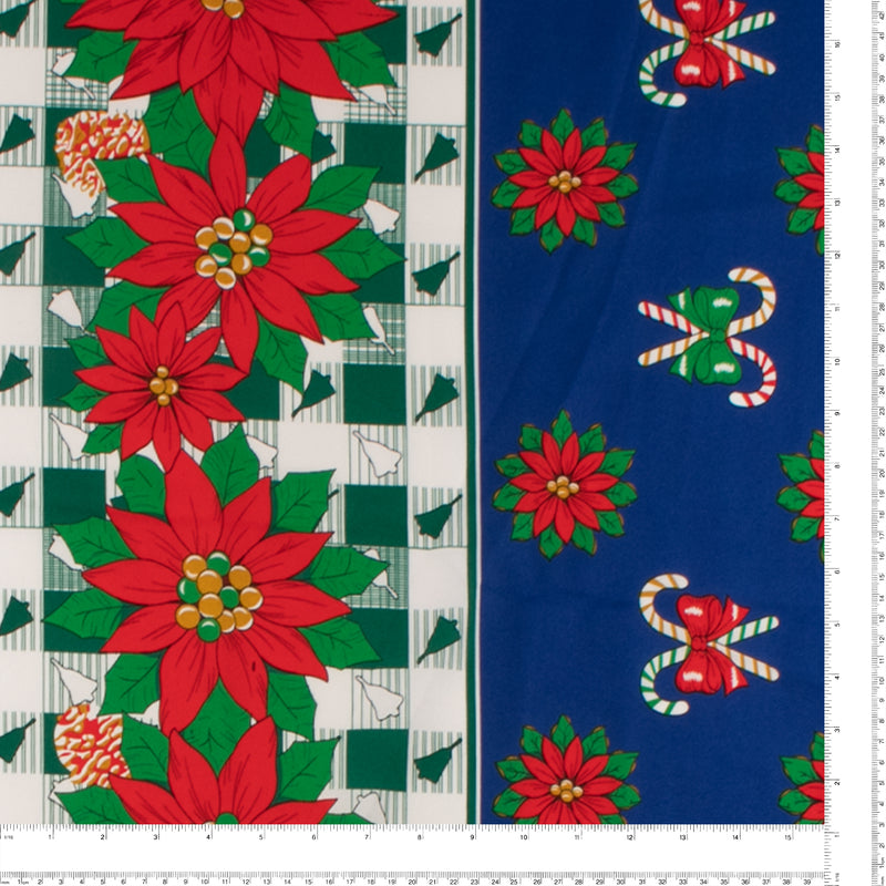 Tissu pour Nappe de Noël imprimée - 001 - Vert