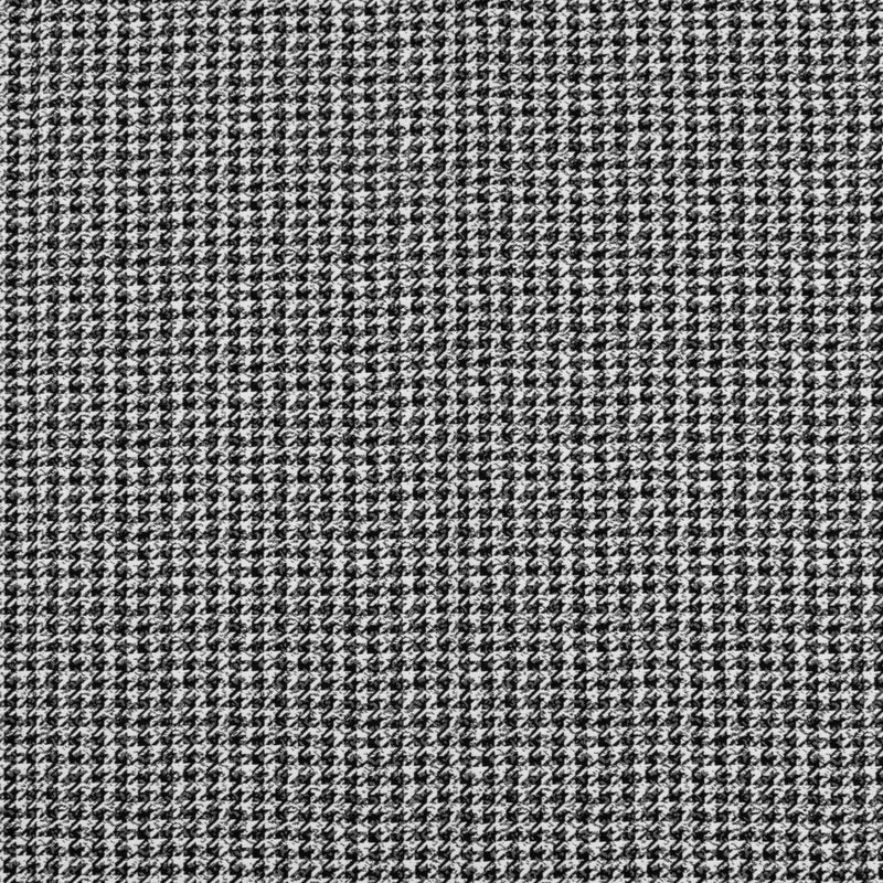 Tissu à Carreaux Extensible pour Costume - YORK - 003 - Blanc et Noir