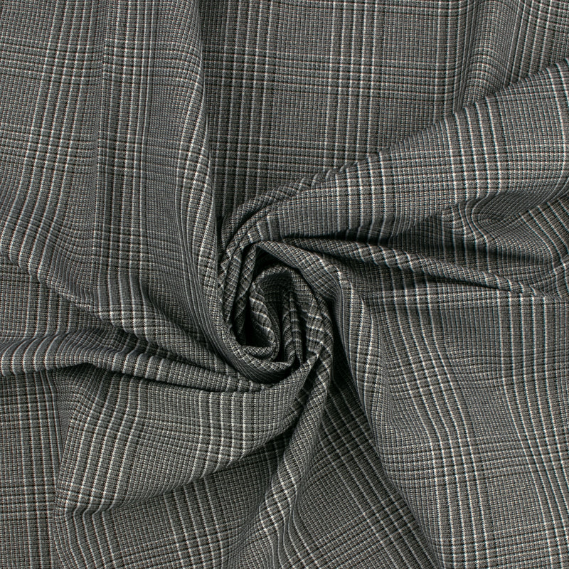 Stretch Plaid Suiting - YORK - 007 - Goldies