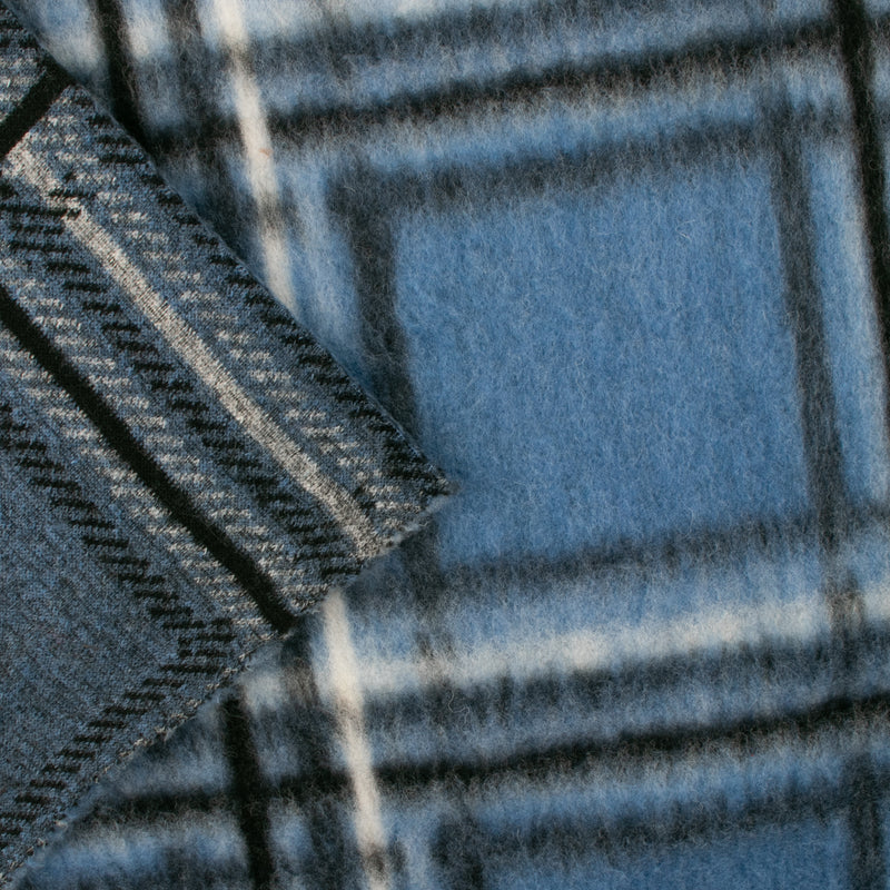 Tissu pour Manteau - NOTTINGHAM - 003 - Bleu