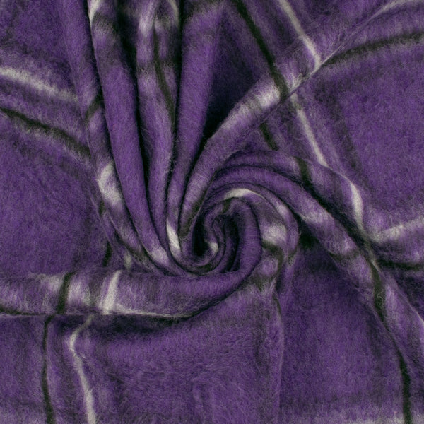 Tissu pour Manteau - NOTTINGHAM - 005 - Mauve