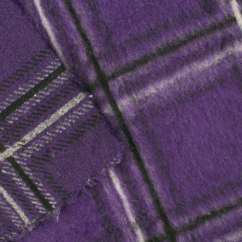 Tissu pour Manteau - NOTTINGHAM - 005 - Mauve