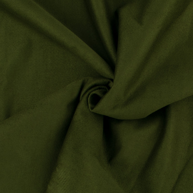 Suède pour Manteau Endos Fourrure - LAREDO - 002 - Vert Foncé