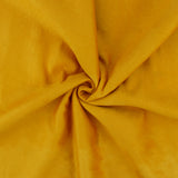 Suede Bonded To Fur for Coat - LAREDO - 004 - Mustard