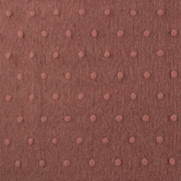 Tissu pour Manteau - POINTILLÉ - 001 - Bois de Rose