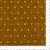 Tissu pour Manteau - POINTILLÉ - 007 - Ocre