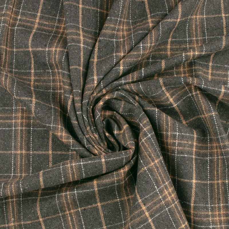 Plaid Jacketing - LUMBERJACK - 002 - Grey