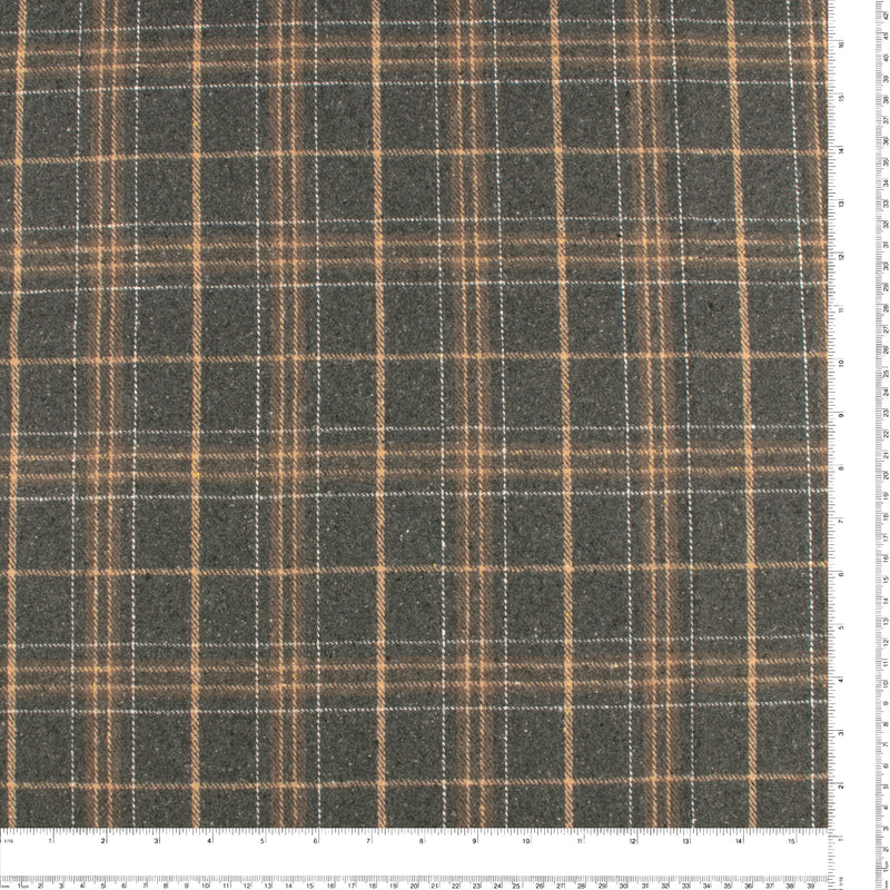 Tissu à Carreaux pour Veste - &lt;LUMBERJACK&gt; - 002 - Gris