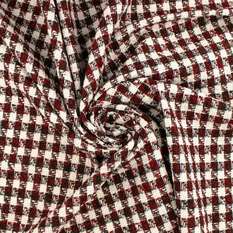 Tissu à Carreaux pour Veste - &lt;LUMBERJACK&gt; - 003 - Rouge