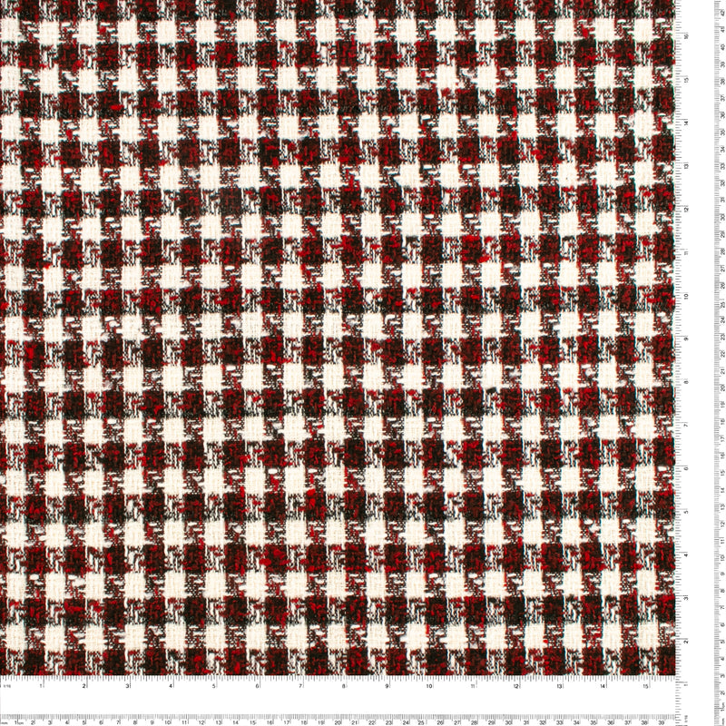 Tissu à Carreaux pour Veste - &lt;LUMBERJACK&gt; - 003 - Rouge