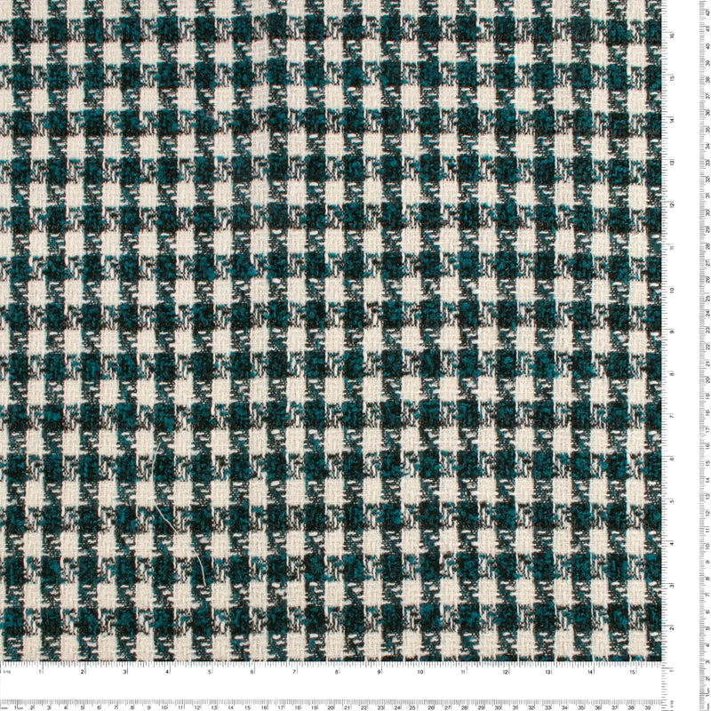 Tissu à Carreaux pour Veste - &lt;LUMBERJACK&gt; - 004 - Sarcelle