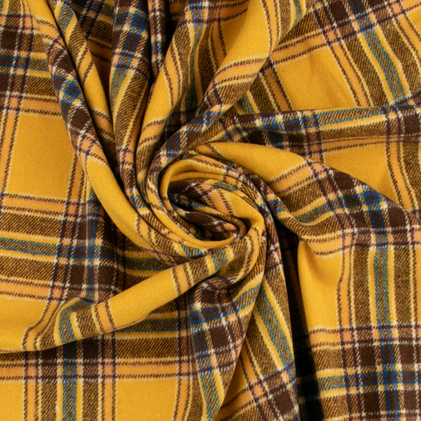 Tissu à Carreaux pour Veste - &lt;LUMBERJACK&gt; - 006 - Jaune