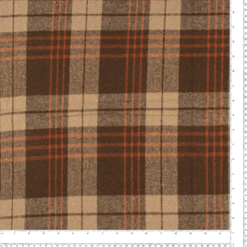 Plaid Jacketing - LUMBERJACK - 010 - Brown