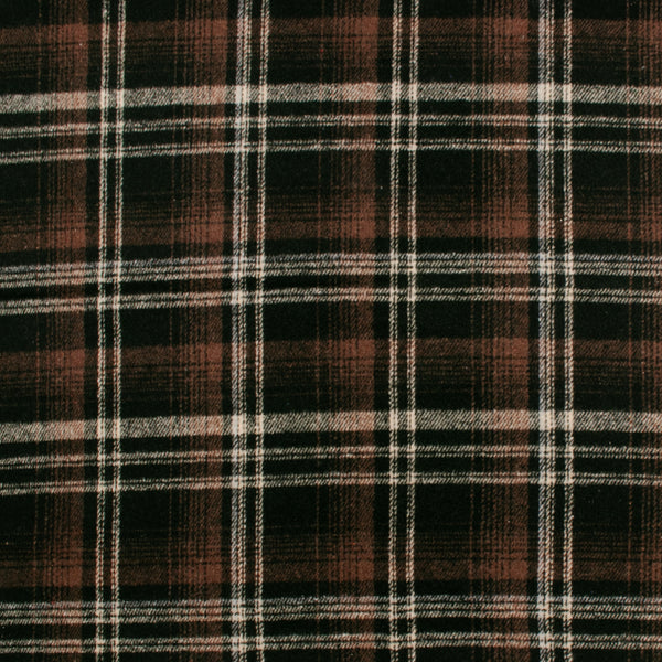 Plaid Jacketing - LUMBERJACK - 013 - Dark Brown