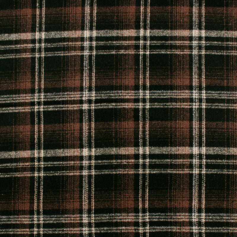 Plaid Jacketing - LUMBERJACK - 013 - Dark Brown