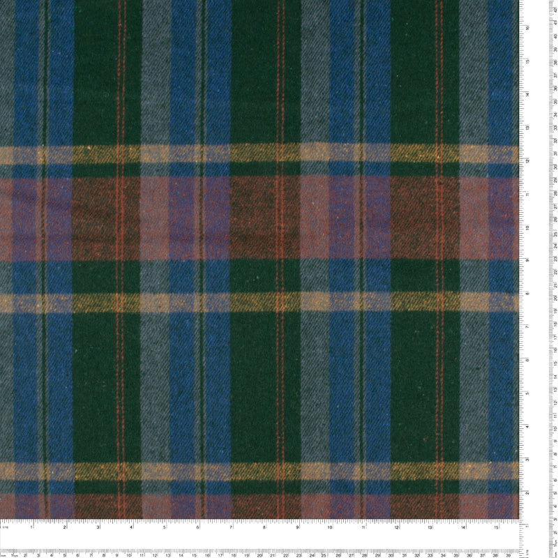 Plaid Jacketing - LUMBERJACK - 015 - Green