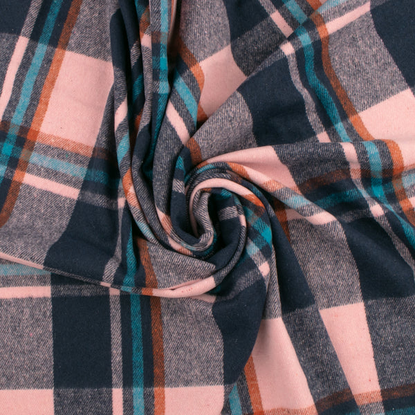 Plaid Jacketing - LUMBERJACK - 020 - Pink