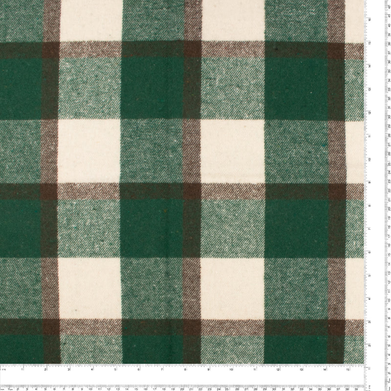 Tissu à Carreaux pour Veste - &lt;LUMBERJACK&gt; - 021 - Vert