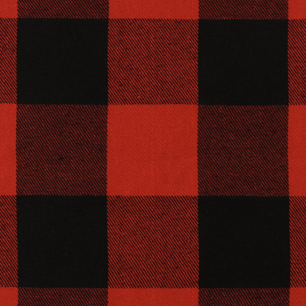 Tissu à Carreaux pour Veste - &lt;LUMBERJACK&gt; - 025 - Rouge