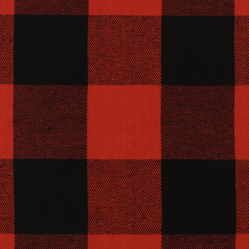 Tissu à Carreaux pour Veste - &lt;LUMBERJACK&gt; - 025 - Rouge