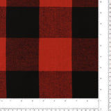 Tissu à Carreaux pour Veste - &lt;LUMBERJACK&gt; - 025 - Rouge