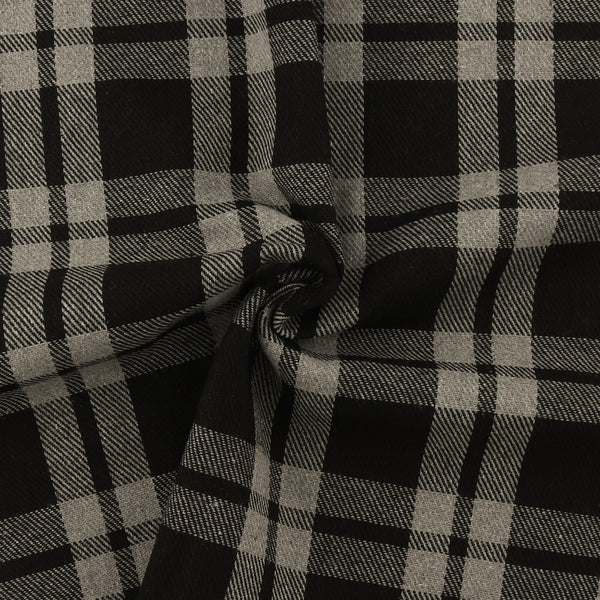 Plaid Jacketing - LUMBERJACK - 028 - Grey