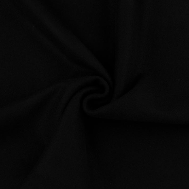 Tissu pour Manteau - KASHMIR - 005 - Noir