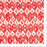 Chiffon Dobby Jacquard Imprimé - TANIA - 015 - Rouge