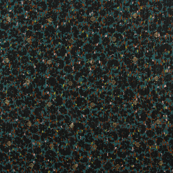 Chiffon Yoryu Foil - ARIA - 002 - Teal