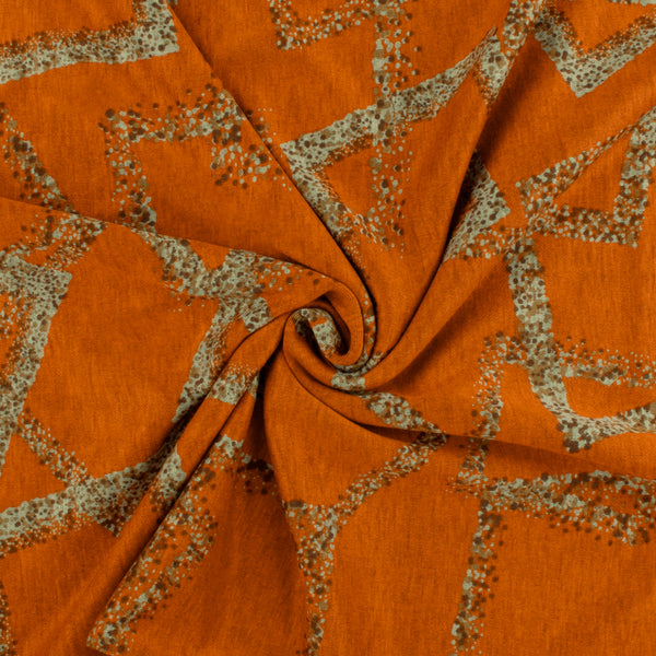 Tricot Jacquard - LOUISE - 004 - Orange