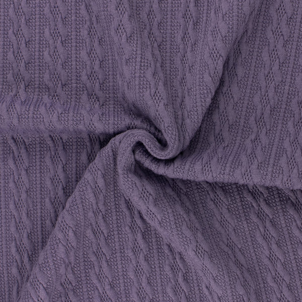 Tricot Torsadé - LYLA -007 - Mauve