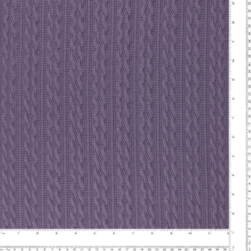 Tricot Torsadé - LYLA -007 - Mauve